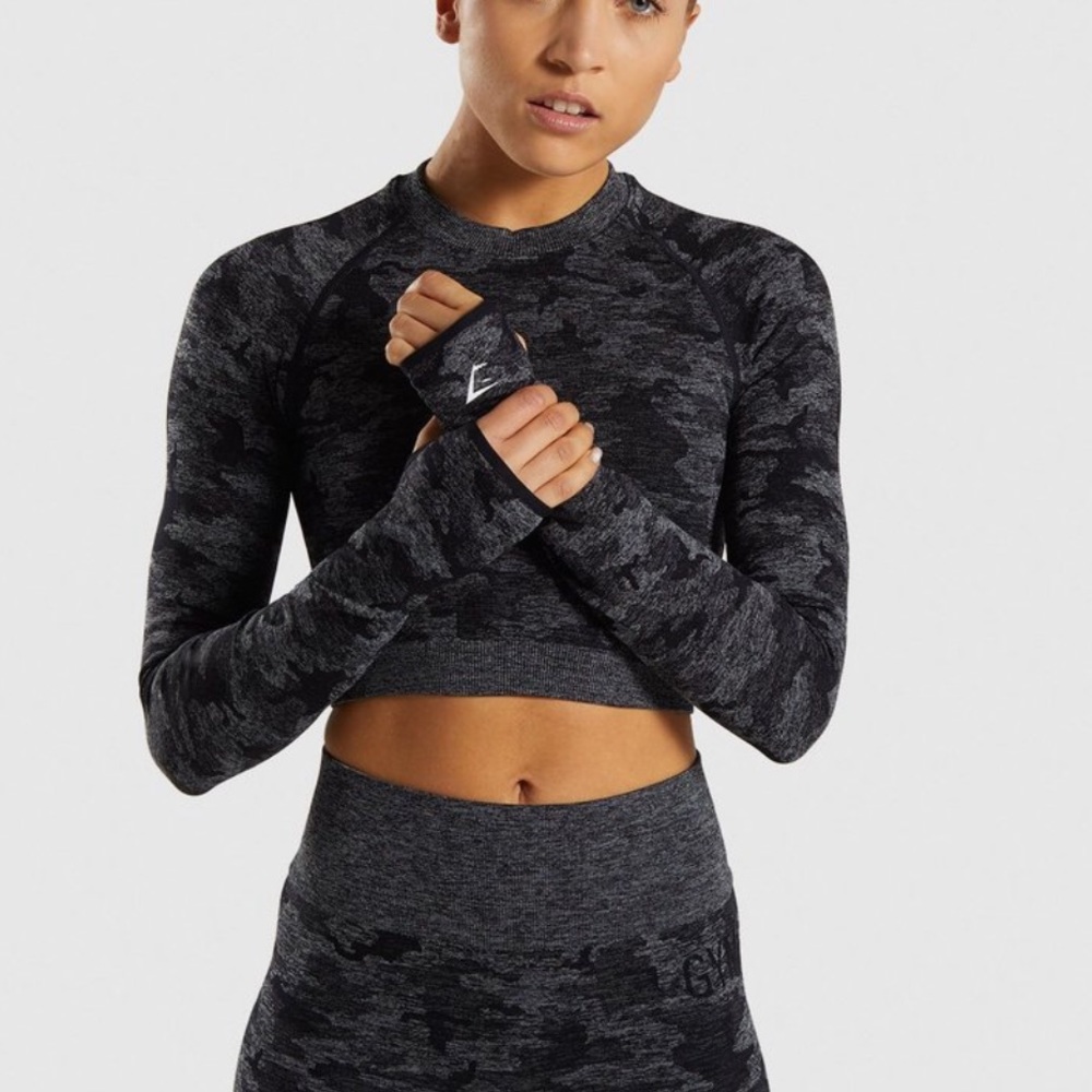 Gymshark Camo Seamless Crop